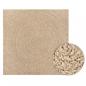 Preview: Teppich ZIZUR 120x120 cm Jute-Optik Indoor und Outdoor