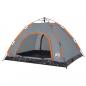 Preview: Campingzelt 4 Personen Grau und Orange Quick Release