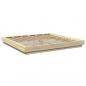 Preview: Bettgestell Sonoma-Eiche 200x200 cm Holzwerkstoff