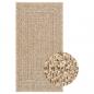 Preview: Teppich ZIZUR 60x110 cm Jute-Optik Indoor und Outdoor