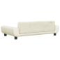 Preview: Hundebett Creme 100x54x33 cm Samt