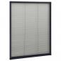 Preview: Insektenschutz-Plissee für Fenster Aluminium Anthrazit 60x80cm
