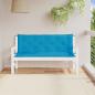 Preview: ARDEBO.de - Gartenbank-Auflagen 2 Stk. Hellblau 150x50x7 cm Oxford-Gewebe