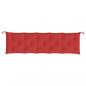 Preview: Gartenbank-Auflagen 2 Stk. Rot 180x50x7 cm Oxford-Gewebe