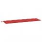 Preview: Gartenbank-Auflagen 2 Stk. Rot 200x50x7 cm Oxford-Gewebe