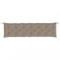 Preview: Gartenbank-Auflagen 2 Stk. Taupe 200x50x7 cm Oxford-Gewebe