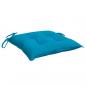 Preview: Stuhlkissen 6 Stk. Hellblau 40x40x7 cm Oxford-Gewebe