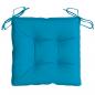 Preview: Stuhlkissen 6 Stk. Hellblau 40x40x7 cm Oxford-Gewebe