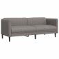 Preview: Sofa 3-Sitzer Taupe Stoff