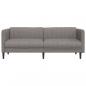 Preview: Sofa 3-Sitzer Taupe Stoff