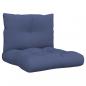 Preview: Palettenkissen-Set Marineblau 60x38x13 cm Stoff