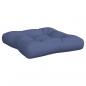 Preview: Palettenkissen-Set Marineblau 60x38x13 cm Stoff