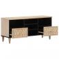 Preview: TV-Schrank 100x33x46 cm Massivholz Mango