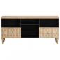 Preview: TV-Schrank 100x33x46 cm Massivholz Mango