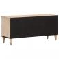 Preview: TV-Schrank 100x33x46 cm Massivholz Mango