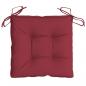 Preview: Palettenkissen 4 Stk. Weinrot 50x50x7 cm Oxford-Gewebe