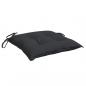 Preview: Palettenkissen 2 Stk. Schwarz 50x50x7 cm Oxford-Gewebe