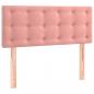 Preview: Boxspringbett mit Matratze Rosa 120x190 cm Samt