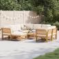 Preview: ARDEBO.de - 10-tlg. Garten-Lounge-Set mit Kissen Massivholz Akazie