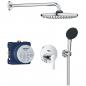 Preview: ARDEBO.de GROHE Start Duschsystem, Qucikfix, Unterputz, mit Vitalio Start 250, chrom (25292000)