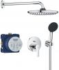 Preview: GROHE Start Duschsystem, Qucikfix, Unterputz, mit Vitalio Start 250, chrom (25292000)