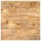 Preview: Bistrotisch Quadratisch 70x70x75 cm Raues Mangoholz