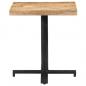 Preview: Bistrotisch Quadratisch 70x70x75 cm Raues Mangoholz