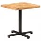 Preview: Bistrotisch Quadratisch 70x70x75 cm Raues Mangoholz