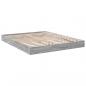 Preview: Bettgestell Grau Sonoma 150x200 cm Holzwerkstoff