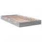 Preview: Bettgestell Grau Sonoma 100x200 cm Holzwerkstoff