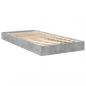 Preview: Bettgestell Betongrau 75x190 cm Holzwerkstoff