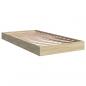 Preview: Bettgestell Sonoma-Eiche 100x200 cm Holzwerkstoff