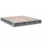 Preview: Bettgestell Grau Sonoma 200x200 cm Holzwerkstoff