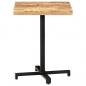 Preview: Bistrotisch Quadratisch 60x60x75 cm Raues Mangoholz 