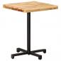 Preview: Bistrotisch Quadratisch 60x60x75 cm Raues Mangoholz 