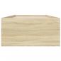 Preview: Bettgestell Sonoma-Eiche 90x190 cm Holzwerkstoff