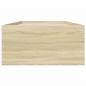 Preview: Bettgestell Sonoma-Eiche 75x190 cm Holzwerkstoff