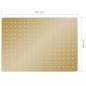 Preview: Regenbrause Edelstahl 40x30 cm Rechteckig Golden