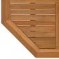 Preview: Tischplatte 90x90x2,5 cm Achteckig Massivholz Teak