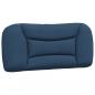 Preview: Bett mit Matratze Blau 80x200 cm Stoff