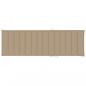 Preview: Sonnenliegen-Auflage Beige 200x60x3 cm Oxford-Gewebe