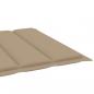 Preview: Sonnenliegen-Auflage Beige 200x60x3 cm Oxford-Gewebe