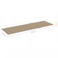 Preview: Sonnenliegen-Auflage Beige 200x60x3 cm Oxford-Gewebe