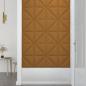 Preview: Wandpaneele 12 Stk. Braun 30x30 cm Samt 0,54 m²