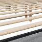 Preview: Bettgestell Grau Sonoma 200x200 cm Holzwerkstoff und Metall