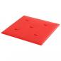 Preview: Wandpaneele 12 Stk. Rot 30x30 cm Kunstleder 1,08 m²