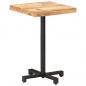 Preview: Bistrotisch Quadratisch 50x50x75 cm Raues Mangoholz 