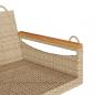 Preview: Hängesessel Beige 63x62x40 cm Poly Rattan