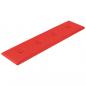 Preview: Wandpaneele 12 Stk. Rot 60x15 cm Kunstleder 1,08 m²