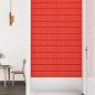 Preview: Wandpaneele 12 Stk. Rot 60x15 cm Kunstleder 1,08 m²